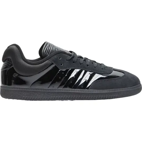 Lacksneakers mit Wildleder-Panel , Herren, Größe: 42 EU - Adidas - Modalova