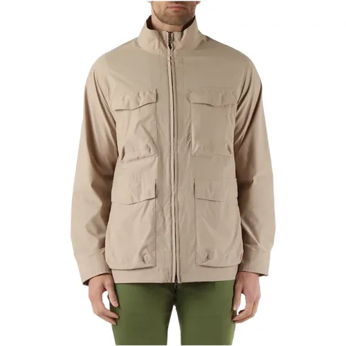Technical fabric saharian style jacket , male, Sizes: XL, M, 2XL, L - At.P.Co - Modalova