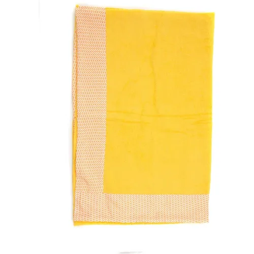 Stylish Bicolored Beach Towel , male, Sizes: ONE SIZE - Kiton - Modalova