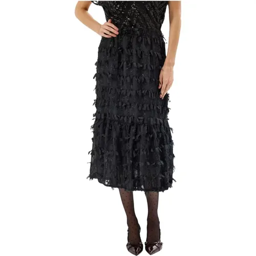 Fringed Skirt , female, Sizes: XL, L, M, 2XL, S - IN Front - Modalova