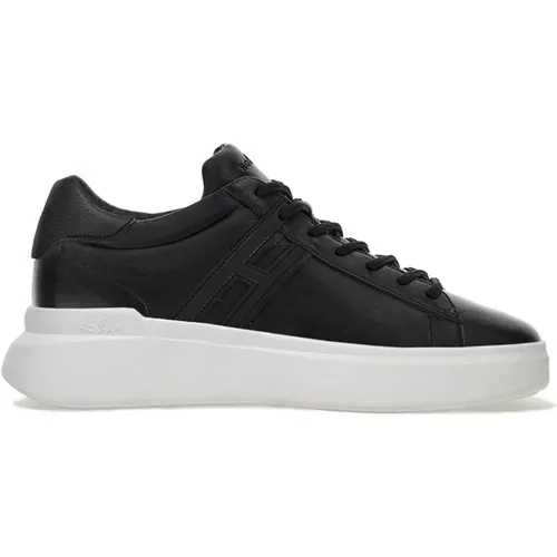 Schwarze Sneakers Hxm5800Dv42Sljb999 , Herren, Größe: 43 1/2 EU - Hogan - Modalova