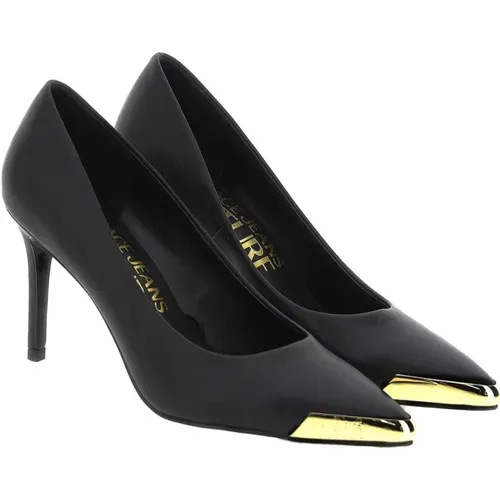 Schwarze High Heels , Damen, Größe: 39 EU - Versace - Modalova