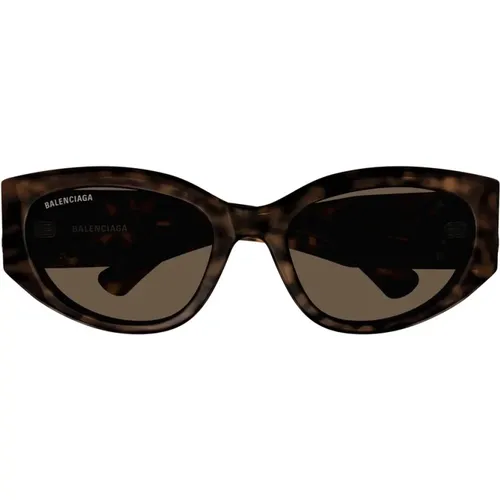 Oval Frame Sunglasses Bb0324Sk , female, Sizes: 55 MM - Balenciaga - Modalova