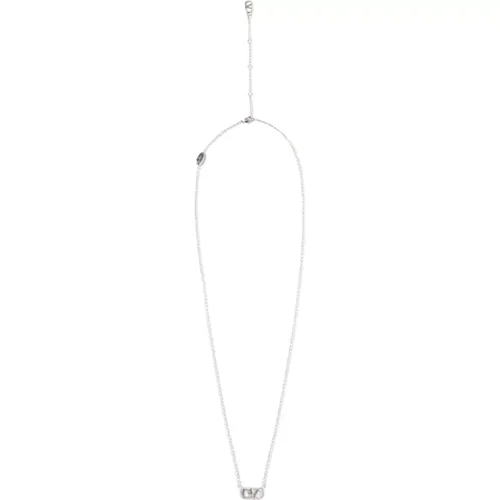 Swarovski VLogo Signature Silber Halskette , Damen, Größe: ONE Size - Valentino Garavani - Modalova