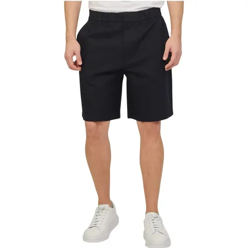 Cotton Bermuda Shorts Zip Pockets , male, Sizes: W30, W31, W33, W34 - Armani Exchange - Modalova
