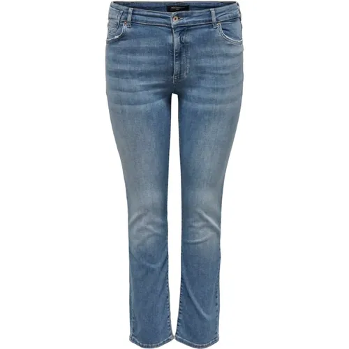 Alicia Regular Straight Denim Jeans , Damen, Größe: 3XL - ONLY Carmakoma - Modalova