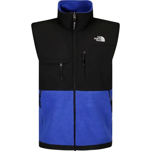 Embroidered Logo Zip Vest , male, Sizes: M, L, S - The North Face - Modalova