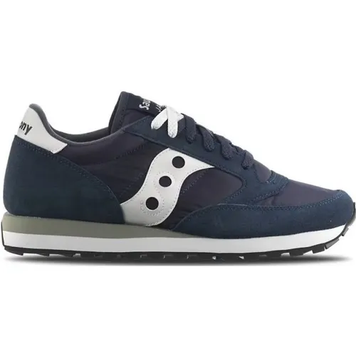 Blaue Original Jazz Schuhe , Herren, Größe: 42 1/2 EU - Saucony - Modalova