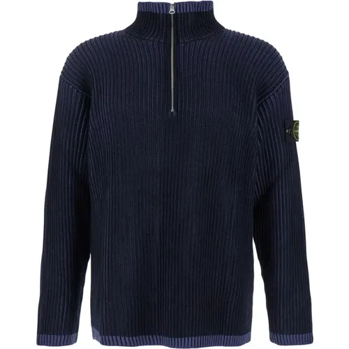 Dicke Englische Strickpullover , Herren, Größe: M - Stone Island - Modalova