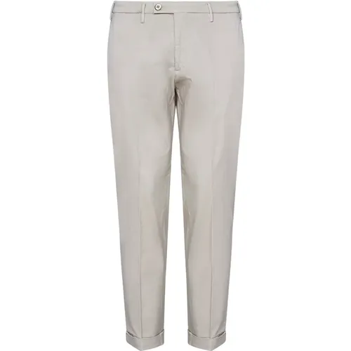 Slim-Fit Capri Trousers , male, Sizes: W38, W31, W35, W36, W32, W33, W34, W30 - Michael Coal - Modalova