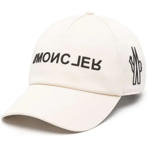 Baseball Hat with Logo Details , male, Sizes: ONE SIZE - Moncler - Modalova