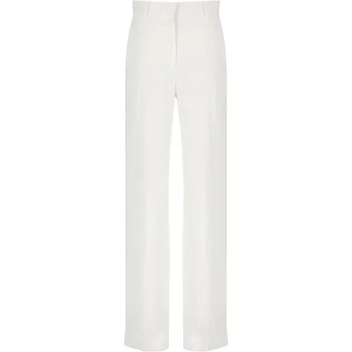 Linen Blend Pants , female, Sizes: M, S, XS - Antonelli Firenze - Modalova