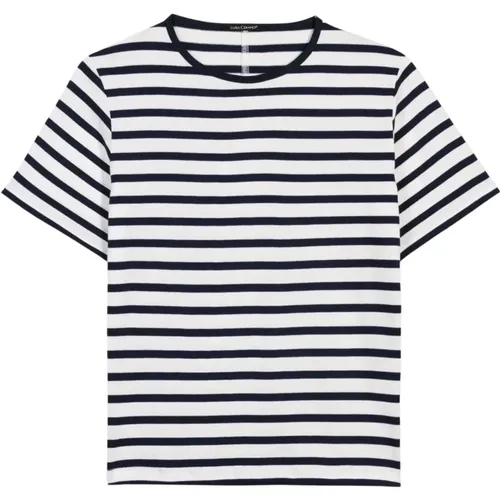 Shirt T-Shirt mit Streifen , Damen, Größe: M - LUISA CERANO - Modalova