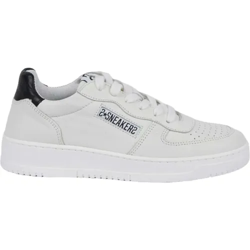Dubai Weiße und Schwarze Sneakers , Damen, Größe: 41 EU - 2Star - Modalova