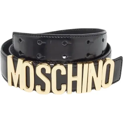 Pre-owned Leather belts , female, Sizes: ONE SIZE - Moschino Pre-Owned - Modalova