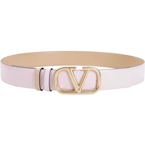 Rose Quartz Cappuccino Belt , female, Sizes: 80 CM, 85 CM - Valentino Garavani - Modalova