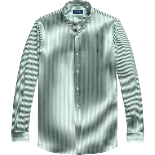 Striped Logo Shirt , male, Sizes: L - Ralph Lauren - Modalova