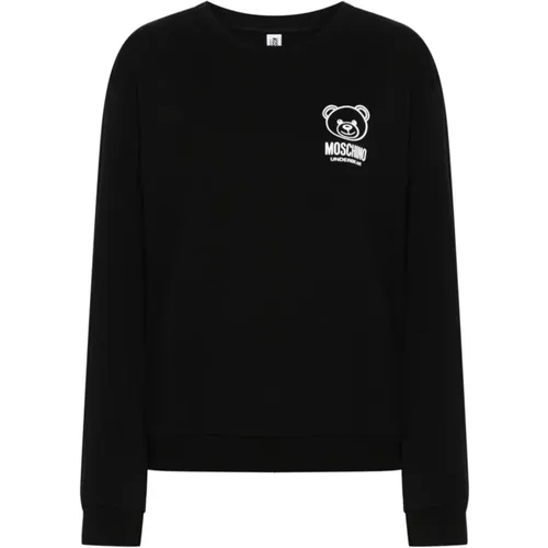 Teddy Bear Logo Sweaters , female, Sizes: S, XS, L - Moschino - Modalova