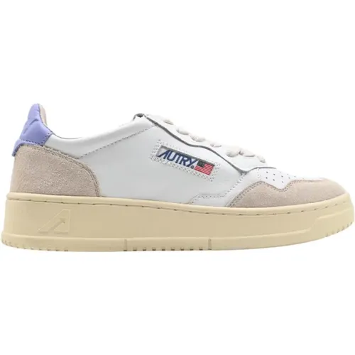 White Lavender Low Top Sneakers , male, Sizes: 5 UK - Autry - Modalova