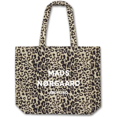 Leopard Print Tote Bag - Mads Nørgaard - Modalova