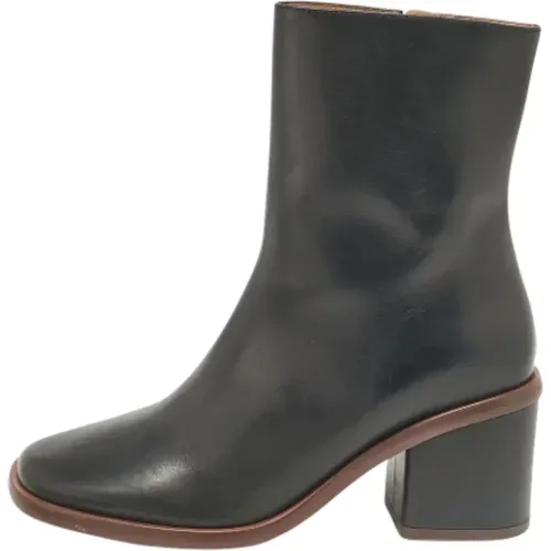 Pre-owned Leather boots , female, Sizes: 6 UK - Chloé Pre-owned - Modalova