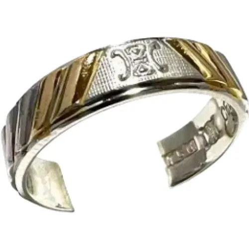 Pre-owned Platinum rings , female, Sizes: ONE SIZE - Celine Vintage - Modalova