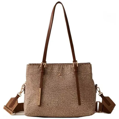 Nylon Shopping Bag in , female, Sizes: ONE SIZE - Borbonese - Modalova