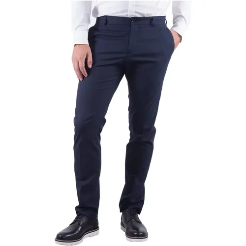 Schmale Smarte Hose Marineblau - Selected Homme - Modalova