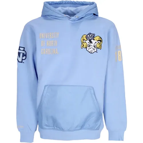 North Carolina Tar Heels Vintage Logo Hoodie , Herren, Größe: L - Mitchell & Ness - Modalova