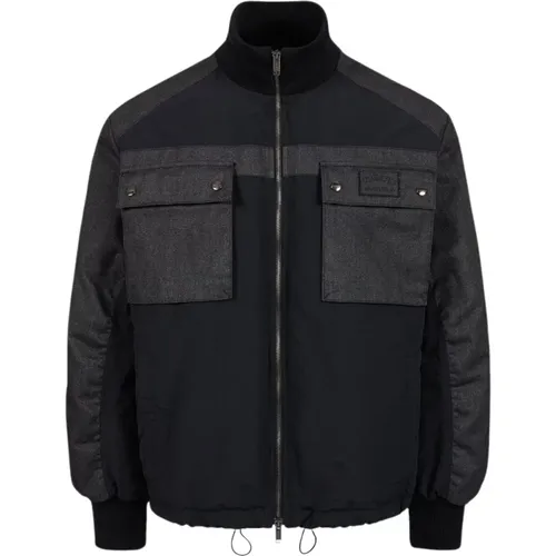 Nylon Gabardine Jacke Moderner Stil , Herren, Größe: L - Iceberg - Modalova