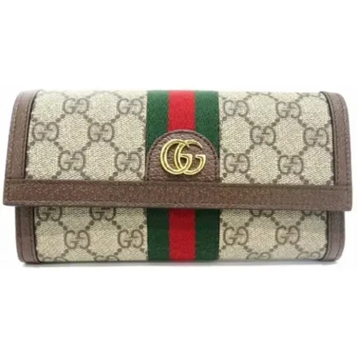 Pre-owned Canvas wallets , female, Sizes: ONE SIZE - Gucci Vintage - Modalova