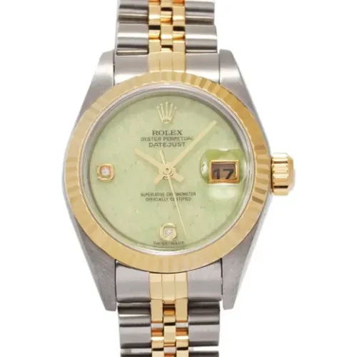 Pre-owned Stainless Steel watches , female, Sizes: ONE SIZE - Rolex Vintage - Modalova