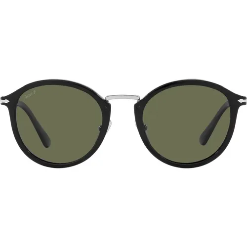 Stylish Polarized Sunglasses with Green Lens , unisex, Sizes: 51 MM - Persol - Modalova