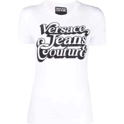 T-Shirt , female, Sizes: M - Versace Jeans Couture - Modalova