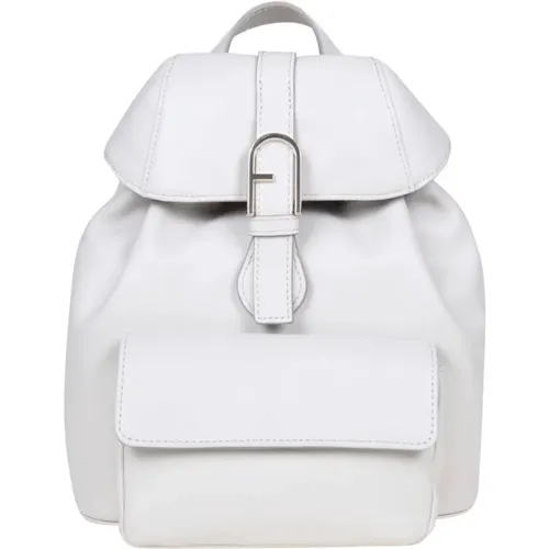 Marshmallow Leather Backpack , female, Sizes: ONE SIZE - Furla - Modalova