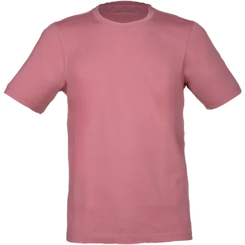 Vintage T-Shirt with Side Openings , male, Sizes: L, 2XL, 3XL, M, XL - Gran Sasso - Modalova