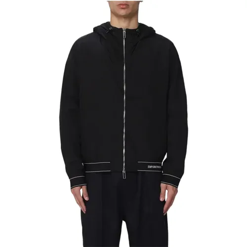 Leichte Jacke , Herren, Größe: M - Emporio Armani - Modalova