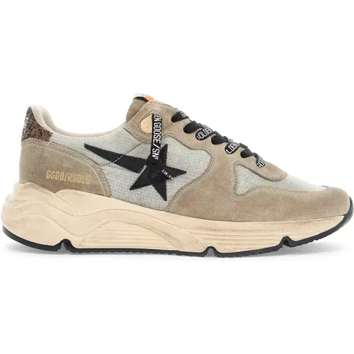 Suede and Nylon Running Sneakers , female, Sizes: 8 UK, 3 UK, 5 UK - Golden Goose - Modalova