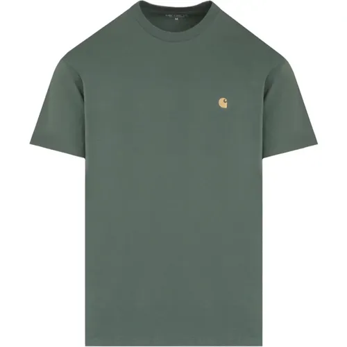 Duck Gold Chase T-Shirt , Herren, Größe: L - Carhartt WIP - Modalova