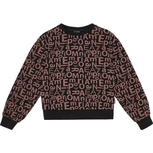 Allover Print Rundhals Sweatshirt - Armani - Modalova