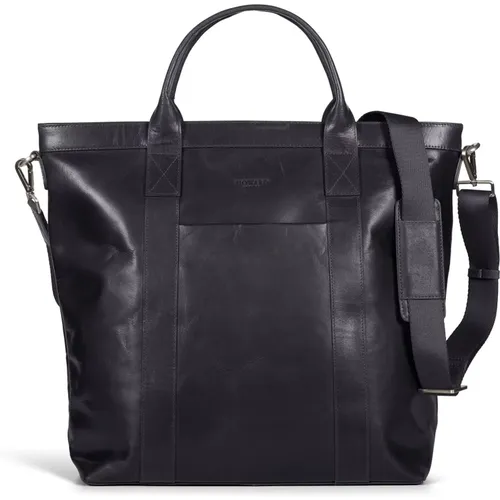Leather Men's Tote Bag , male, Sizes: ONE SIZE - Howard London - Modalova