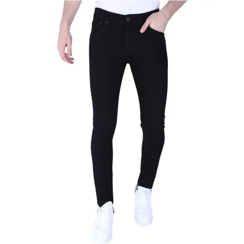 Stylische Herrenjeans Slim-Fit mit Stretch -1091 , Herren, Größe: W38 - Local Fanatic - Modalova