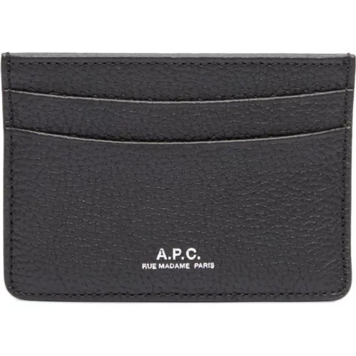 Dual-Sided Card Holders with Logo , male, Sizes: ONE SIZE - A.p.c. - Modalova