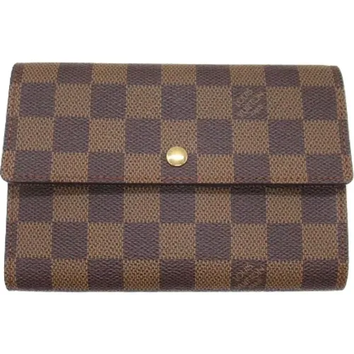 Pre-owned Canvas wallets , female, Sizes: ONE SIZE - Louis Vuitton Vintage - Modalova