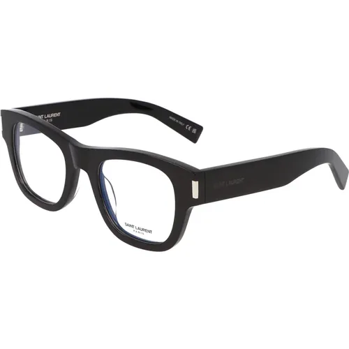 Square Frame Eyeglasses SL 698 , unisex, Sizes: 50 MM - Saint Laurent - Modalova