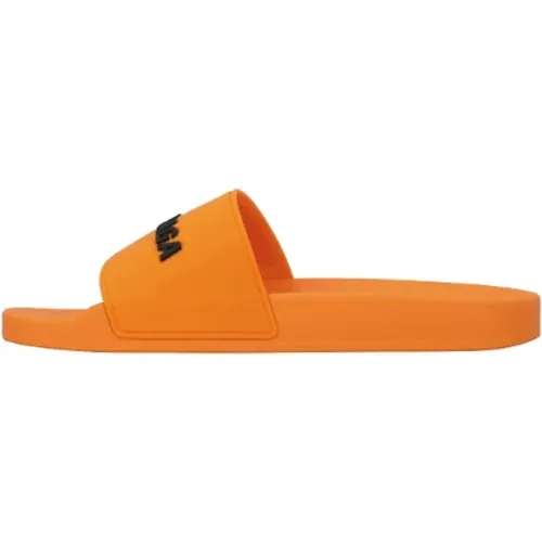 Rubber sandals , male, Sizes: 10 1/2 UK - Balenciaga - Modalova