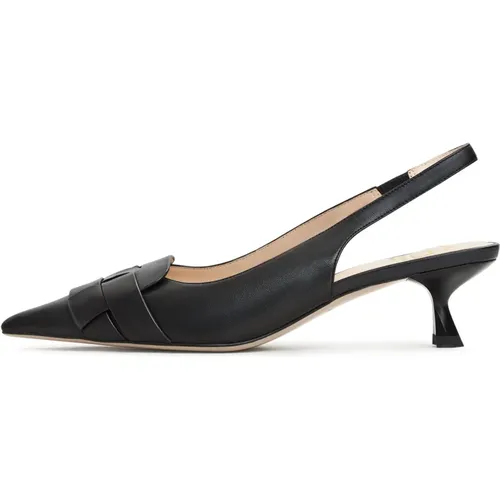 Schwarze Stiletto Pumps , Damen, Größe: 37 EU - Cesare Gaspari - Modalova