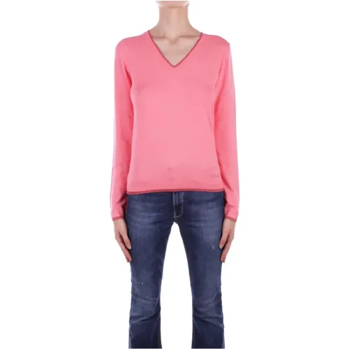 Fuchsia Pullover 1 Logo Seite - Liu Jo - Modalova