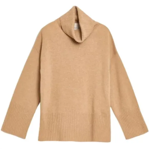 Oversized Turtleneck in Wool and Cashmere Blend , female, Sizes: 2XS, XS, S, L, M - Gant - Modalova