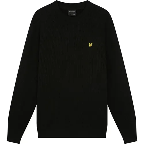 Grid Strick Rundhals Pullover - Lyle & Scott - Modalova